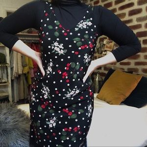 Vintage Polka dot slip dress